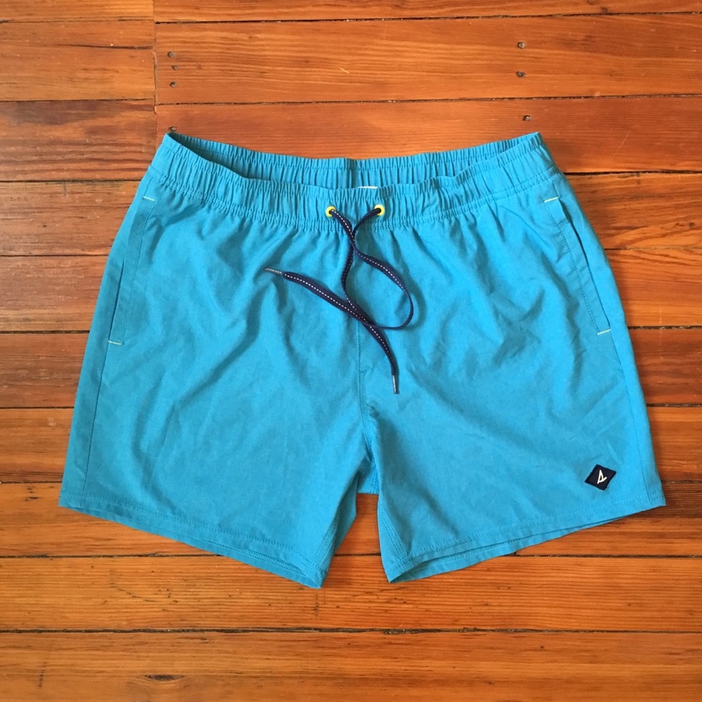 Sperry bright blue swim trunks size large